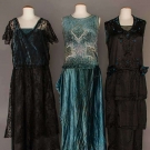 3 BEADED EVENING DRESSES, 1918-1922