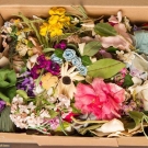 CLOTH FLOWER LOT