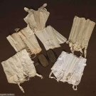 7 CORSETS &amp; 1 BUST IMPROVER, 1890-1910