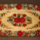 HOOKED WOOL RUG, EARLY 20TH C