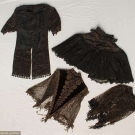 4 BEADED CAPELETS, 19TH C