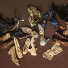 14 PAIR LADIES' FOOTWEAR, 1870-1930s