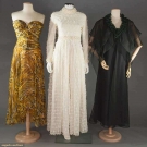 THREE DESIGNER EVENING GOWNS, 1970-1980