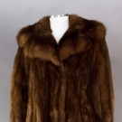 GIVENCHY SABLE COAT, MID 20TH C