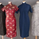 FOUR SILK CHEONGSAMS, CHINA, 1930-1950