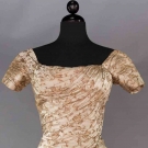 CEIL CHAPMAN BROCADE PARTY DRESS, 1950s