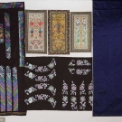 SIX EMBROIDERED SILK TEXTILES, CHINA, 1900-1930s
