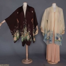 TWO SILK PRINTED KIMONO, 1920-1940