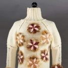 JOHN GALLIANO WHITE KNIT SWEATER