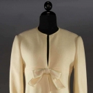 PIERRE CARDIN WINTER-WHITE COAT, MID-LATE 20TH C
