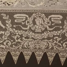 HAND MADE LACE BED SPREAD/CURTAIN PANEL, 1890-1910