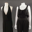 ALEXANDER McQUEEN BLACK JERSEY TABARD, 2012