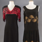 JEAN PATOU COUTURE DRESS, 1920s &amp; BEADED GOWN, 1940s