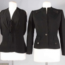 ADRIAN JACKET &amp; BLOUSE, LATE 1940s