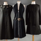 TWO CARDIN &amp; ONE COURREGES DRESSES, 1960-1970s