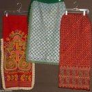 THREE EMBROIDERED APRONS, ROMANIA &amp; ALBANIA