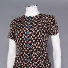 JESSICA DRAGONETE'S SILK DAY DRESS, c. 1940