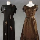 HATTIE CARNEGIE &amp; ADELE SIMPSON DRESSES, 1940-1950