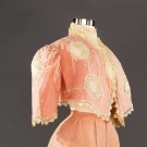 PINK LINEN SKIRT &amp; BOLERO ENSEMBLE, c. 1905