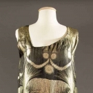 DECO LAME EVENING GOWN, LATE 1920s