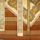 FOUR PRINTED OR STENCILLED TEXTILES