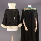 SOUTACHE JACKET &amp; JEWELED CAPE, 1915 &amp; 1940s
