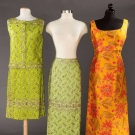 TWO PRINTED SUMMER GOWNS, 1965-1970