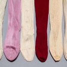 6 PAIR LADIES' SILK STOCKINGS, c. 1900
