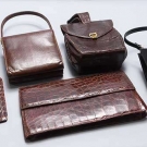 LADIES REPTILE SKIN ACCESSORIES, 1940-1950s