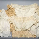 SIX LADIES' COTTON CORSET COVERS, 1870-1920