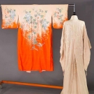 TWO SILK EXPORT KIMONO, JAPAN, 1890 &amp; 1970s