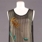 COLORFULLY BEADED PARTY DRESS, c. 1922