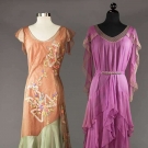 TWO EMBELLISHED EVENING GOWNS, 1930s