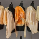 FIVE BED JACKETS, EARLY 20TH C