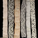 SIX LENGTHS HAND MADE LACE, 18TH-19TH C