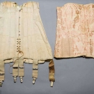 TWO LADIES' EARLY GIRDLES, 1912-1920s
