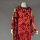 CUT VELVET PRESENTATION GOWN, c. 1918