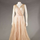 JACQUES FATH ORGANDY GOWN, LATE 1940s