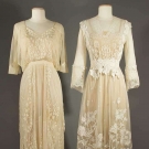 TWO LACE TEA GOWNS, EARLY 20TH C