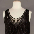 BLACK SEQUIN FLAPPER DRESS