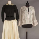 PARTY DRESS, 1950s &amp; De La RENTA EVENING JACKET, 1980s