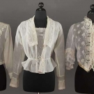 THREE WHITE COTTON BLOUSES, 1910-1918
