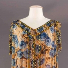 PRINTED &amp; BEADED PARTY DRESS, 1920s