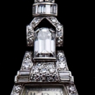 PLATINUM, 2.5 ct tw DIAMOND WRIST WATCH, TOUCHON, 1930s