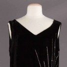 SILK VELVET EVENING GOWN, 1920s