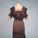 BEADED EVENING GOWN, c. 1912