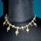 DIAMOND, CHRYSOBERYL &amp; GOLD NECKLACE, 20th C