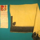EMBROIDERED YARDAGE, FEZ, MOROCCO, 19th C