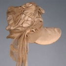 LADY'S IVORY SILK HAT, c. 1820