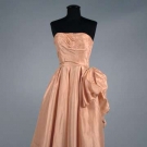 CEIL CHAPMAN SILK GOWN &amp; JACKET, c. 1955
